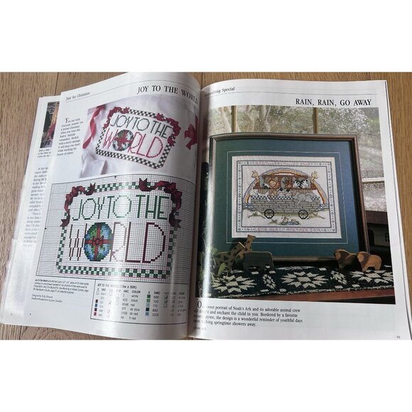 For The Love of Cross Stitch May 1994 Easter Bunny Spring Patterns 22 Projects - Picture 10 of 13